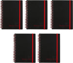 Black n' Red Twin Wire Poly Cover Notebook