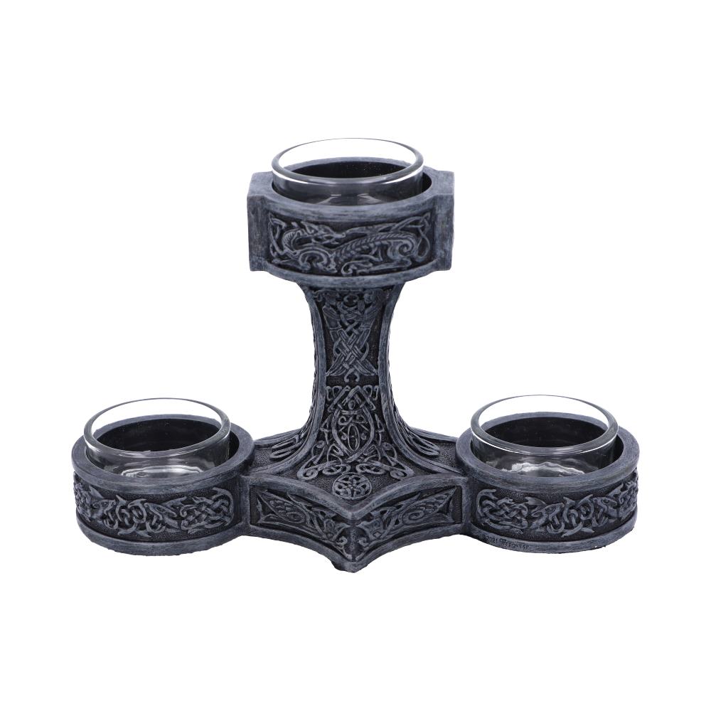 Thor's Hammer Tealight Holder 18.5cm
