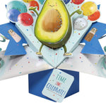 Avo Great Birthday Avocado Pop-Up Greeting Card