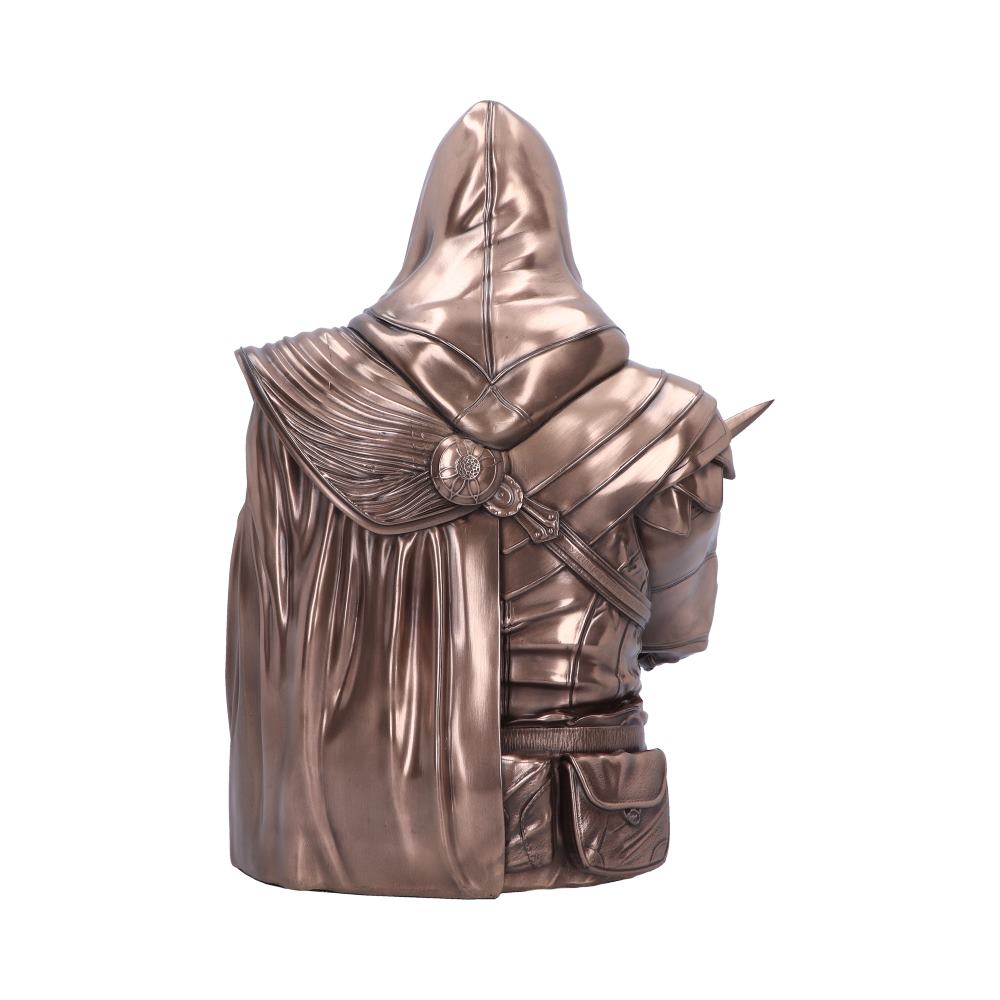 Officially Licensed Assassin's Creed Ezio Bust Box Bronze 30cm