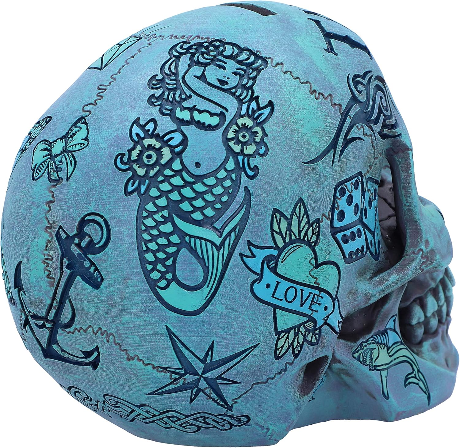 Nemesis Now Tribal Tattoo Fund Skull Ornament