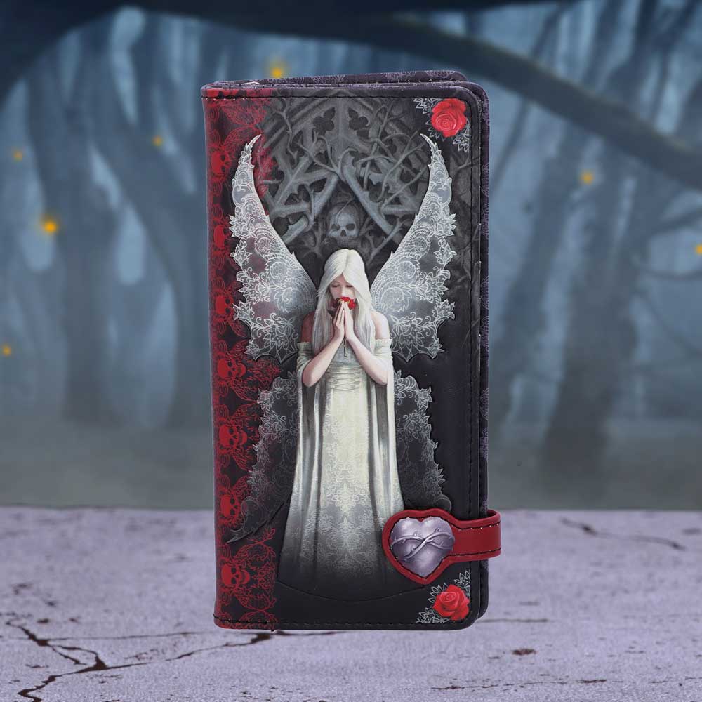 Anne Stokes Only Love Remains Gothic Angel Embossed Purse 18.5cm