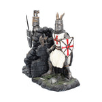 The Duel Bookends Historical Crusader Ornament Figurines 19cm