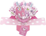 New Baby Girl Pop-Up Greeting Card