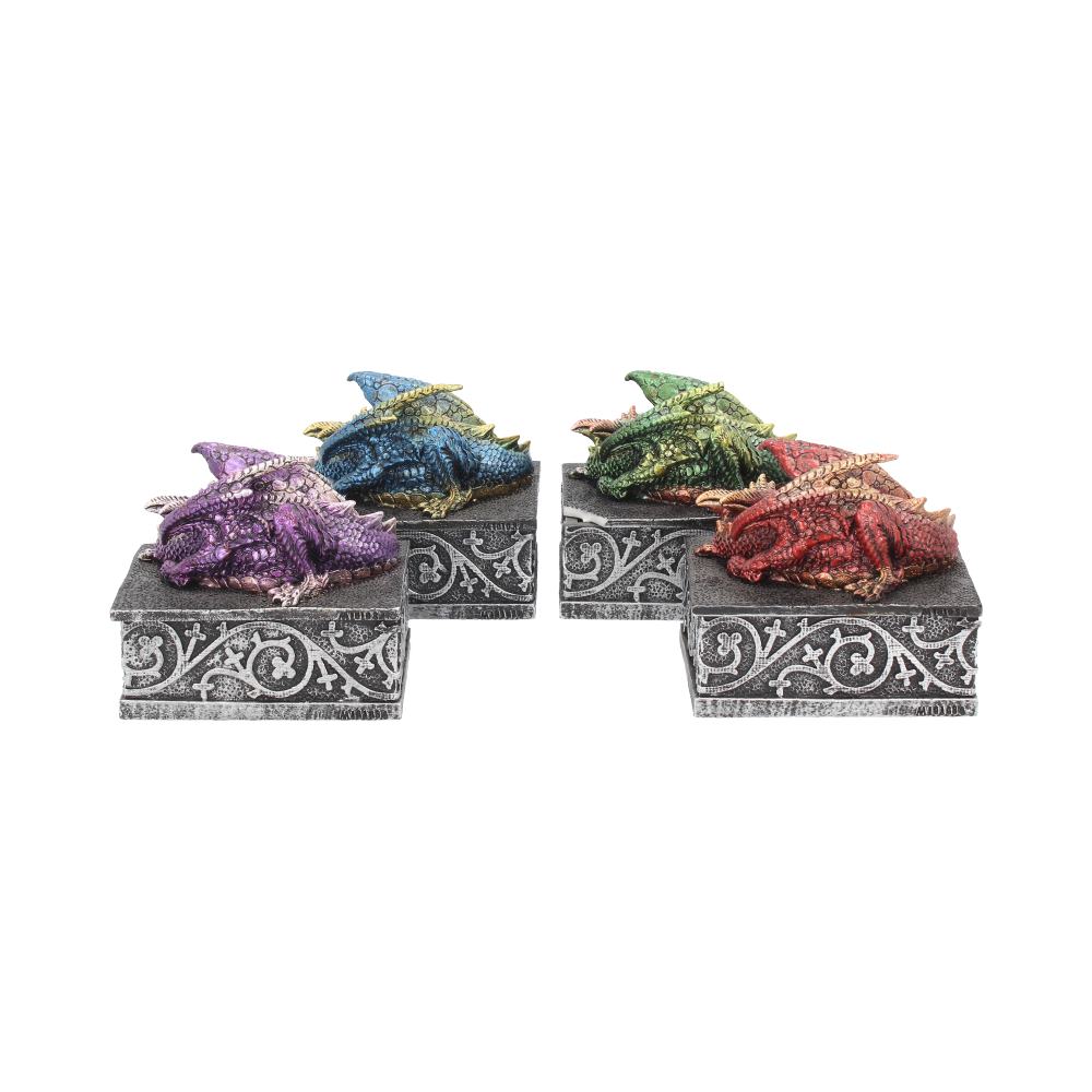 Dragons Safehold Box Set of 4 Trinket Boxes 8.4cm
