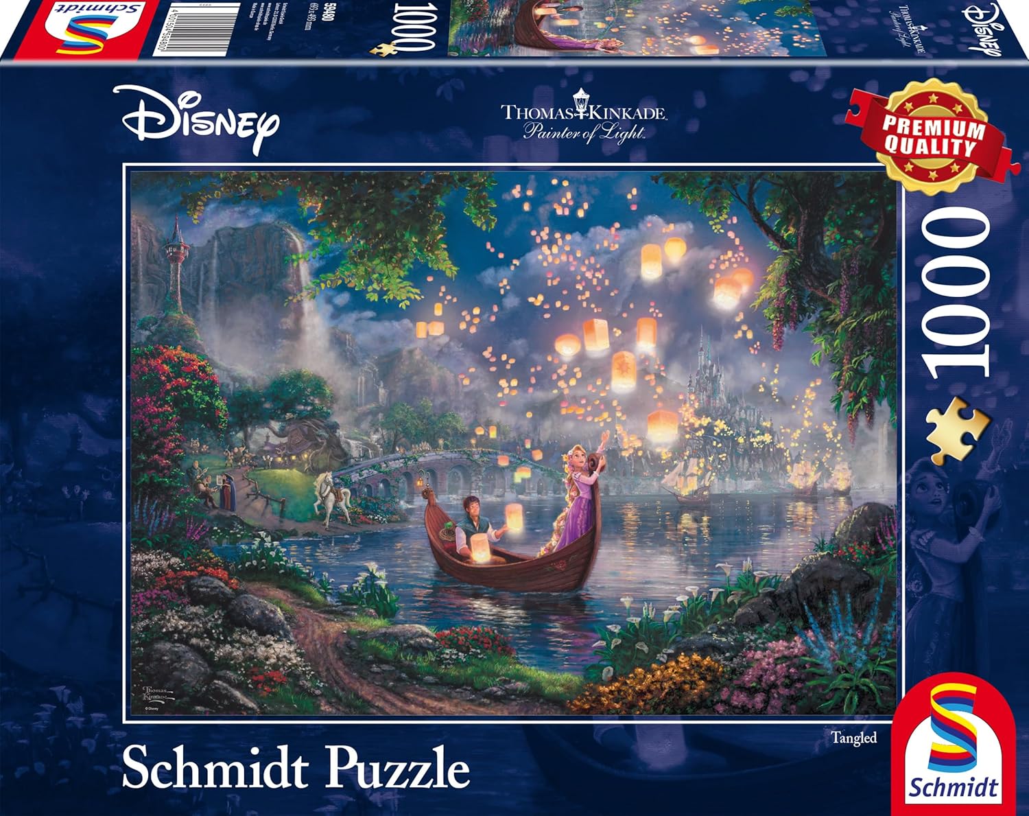 Schmidt Spiele 59480 Disney Rapunzel Thomas Kinkade