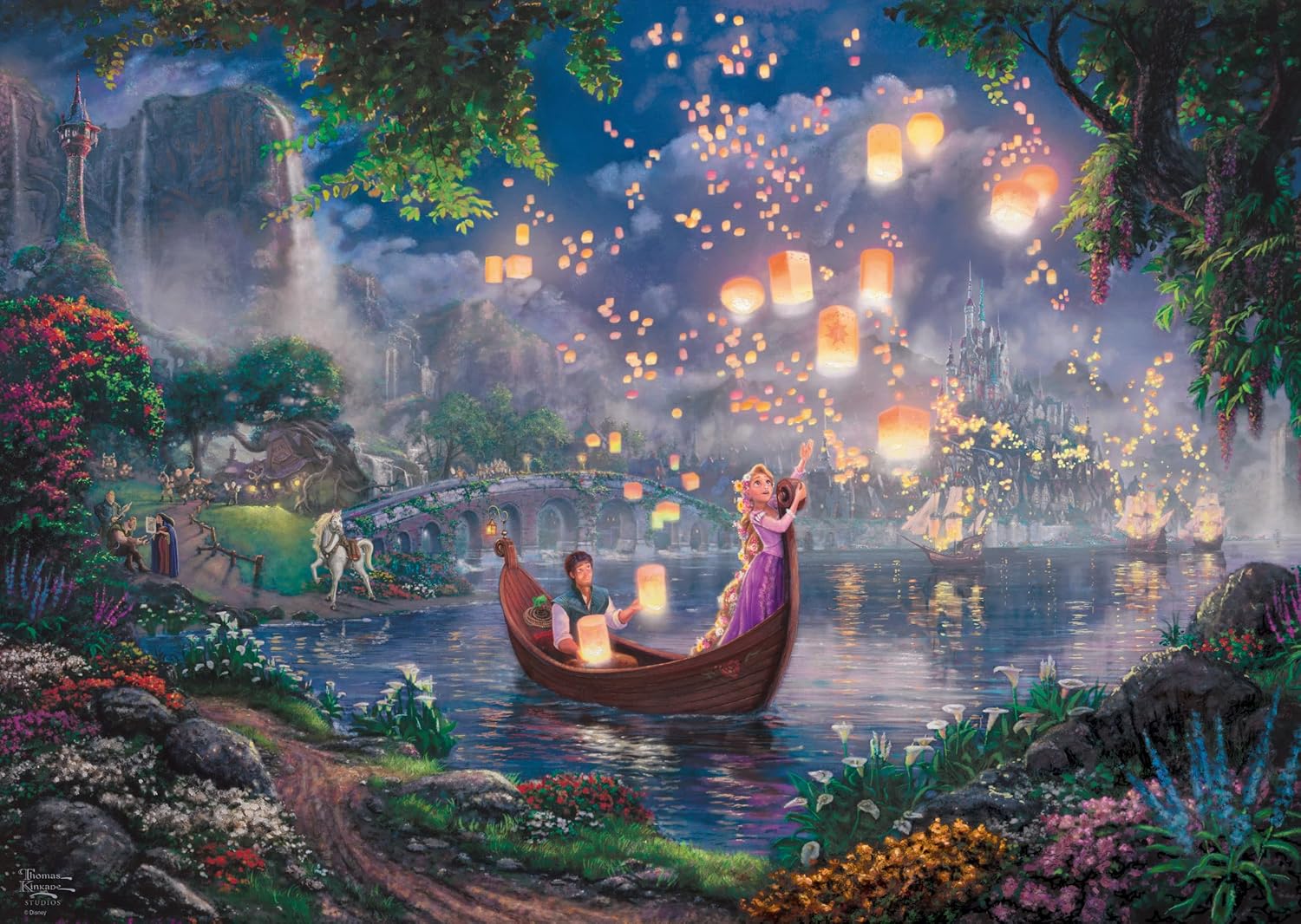 Schmidt Spiele 59480 Disney Rapunzel Thomas Kinkade