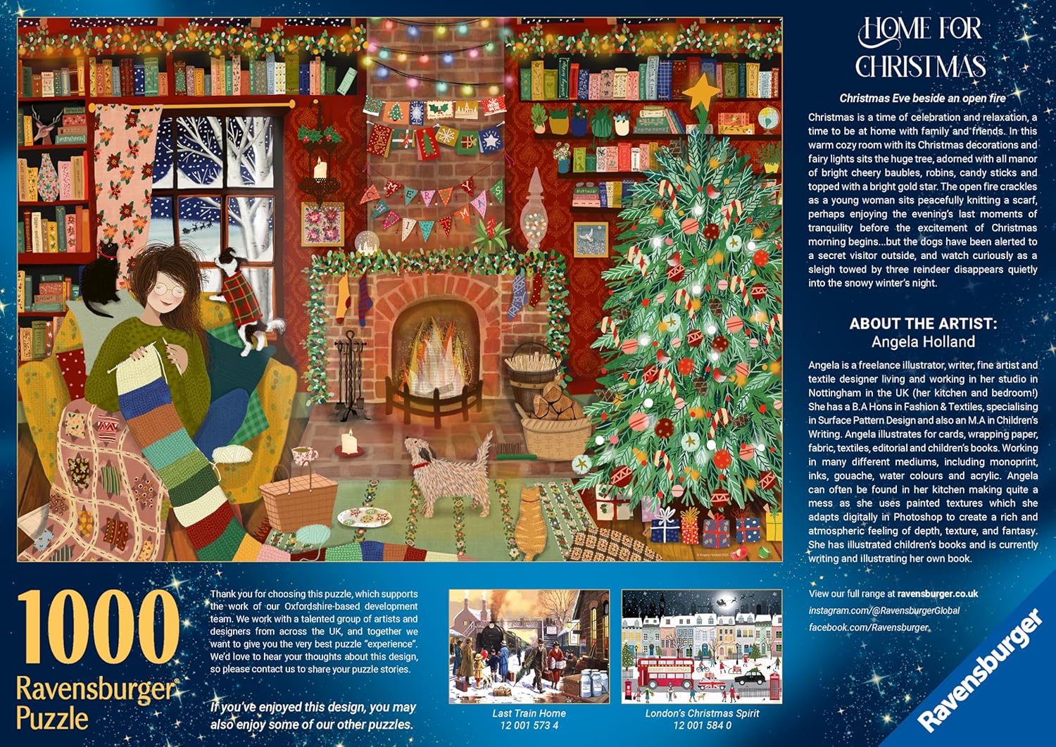 Ravensburger Home for Christmas 1000 Piece Jigsaw Puzzle