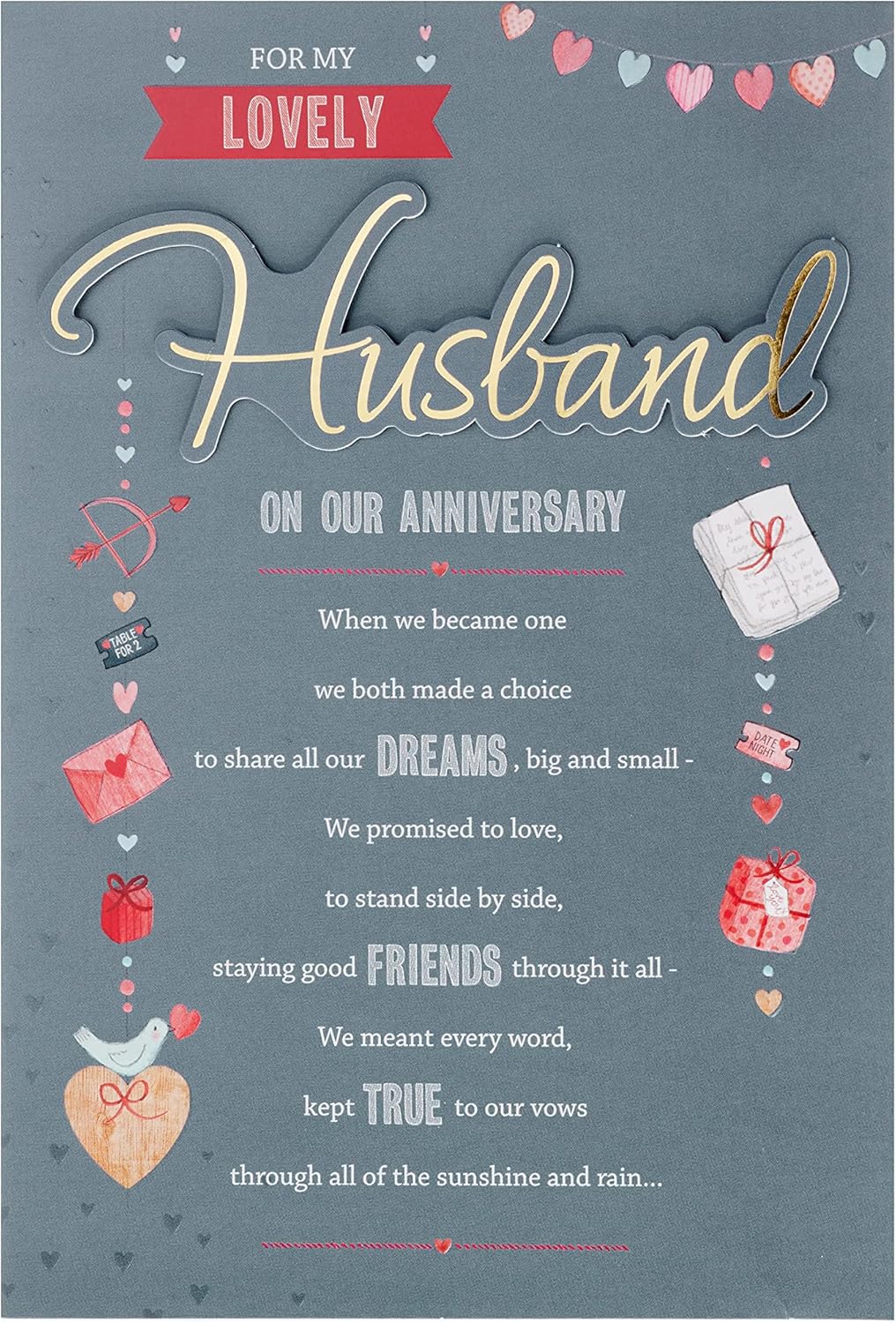 Hallmark Anniversary Card For Husband
