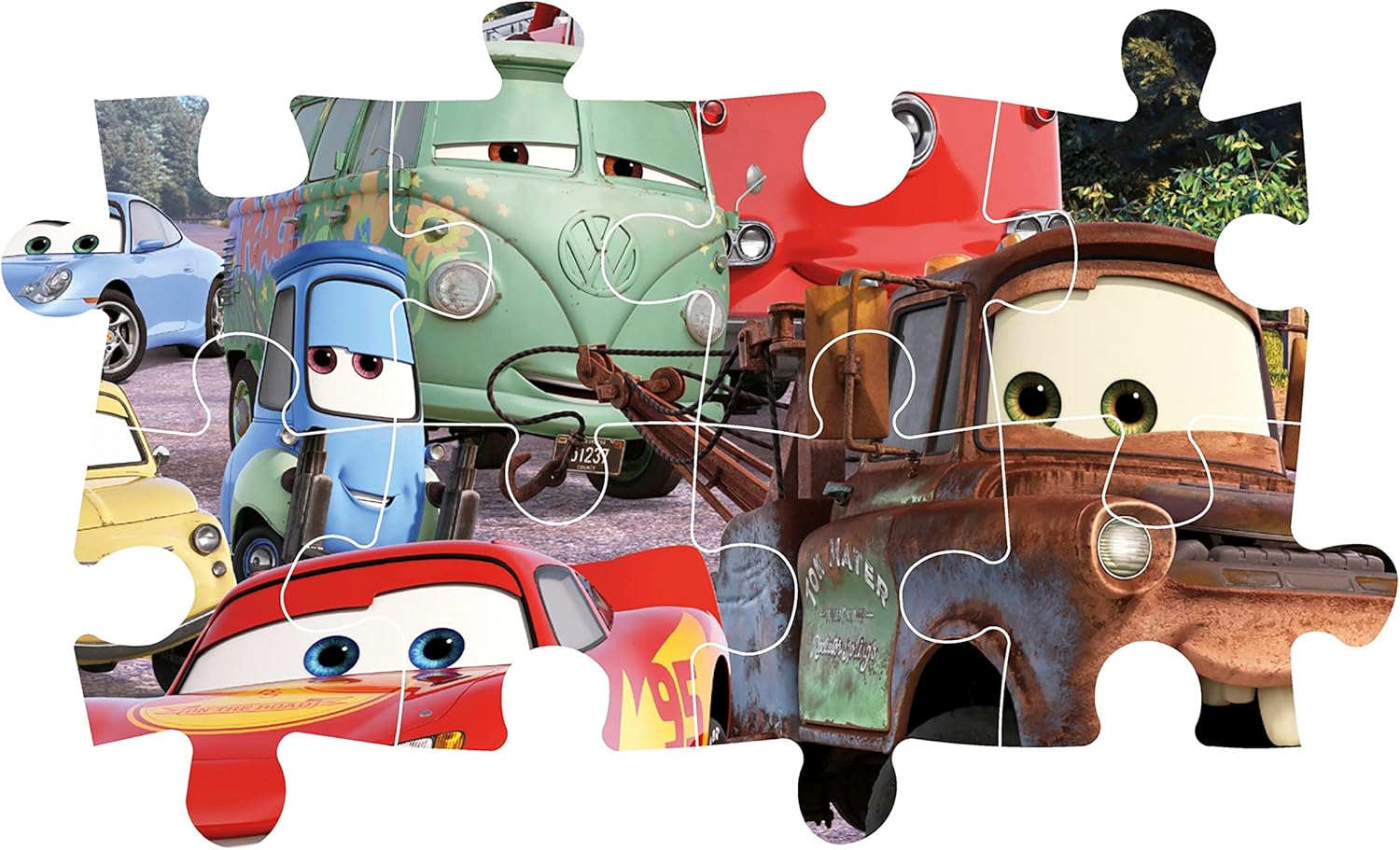 Clementoni - 24239 - Supercolor Puzzle - Disney Pixar Cars On The Road