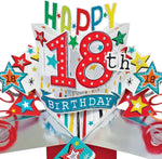 Happy 18th Birthday Pop-Up Greeting Card