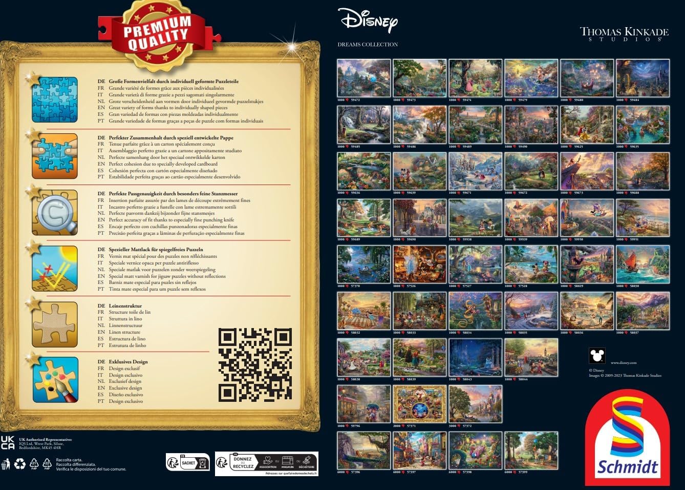 Schmidt | Thomas Kinkade: Disney Pocahontas Puzzle