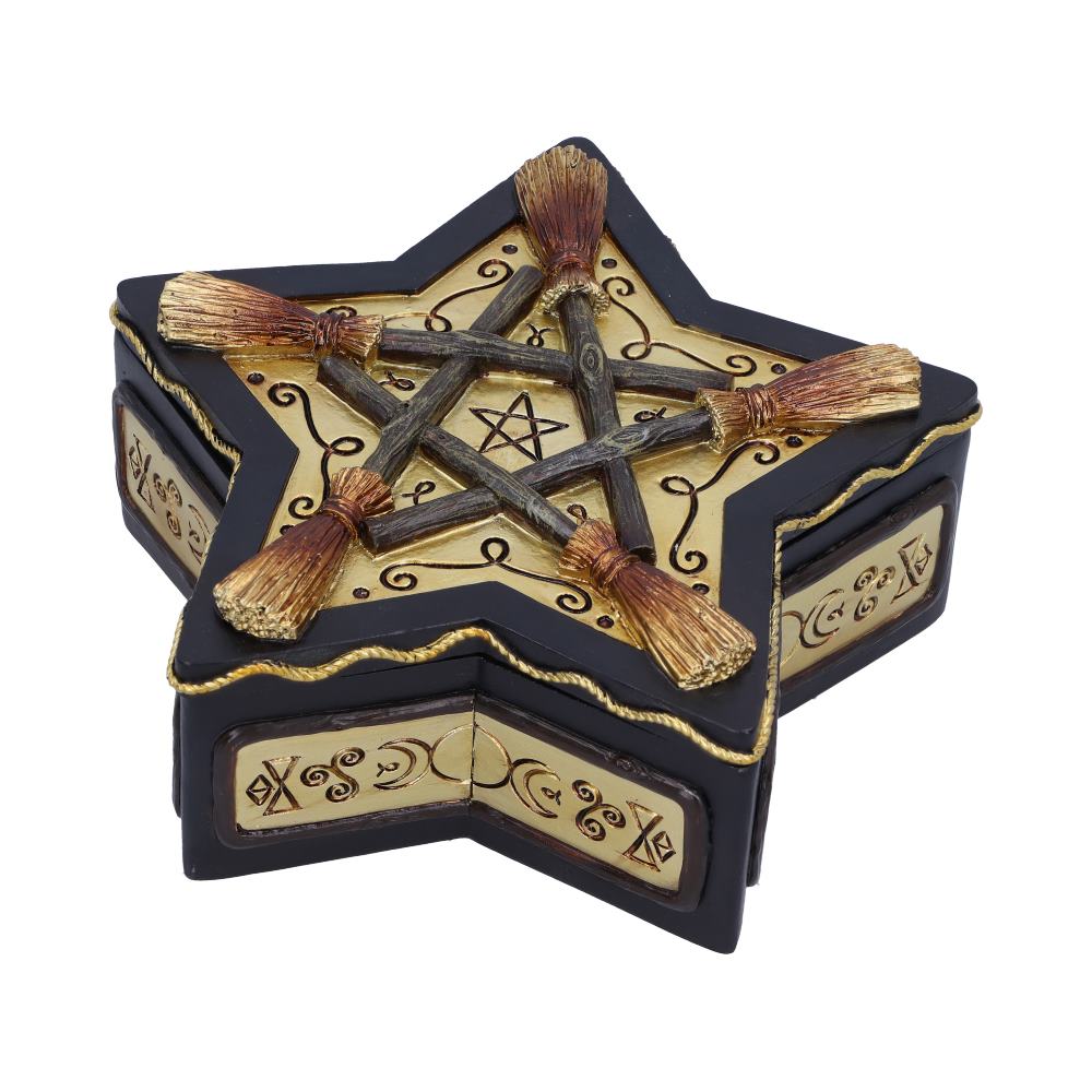 Magick Protector Wiccan Broomstick Box 16cm