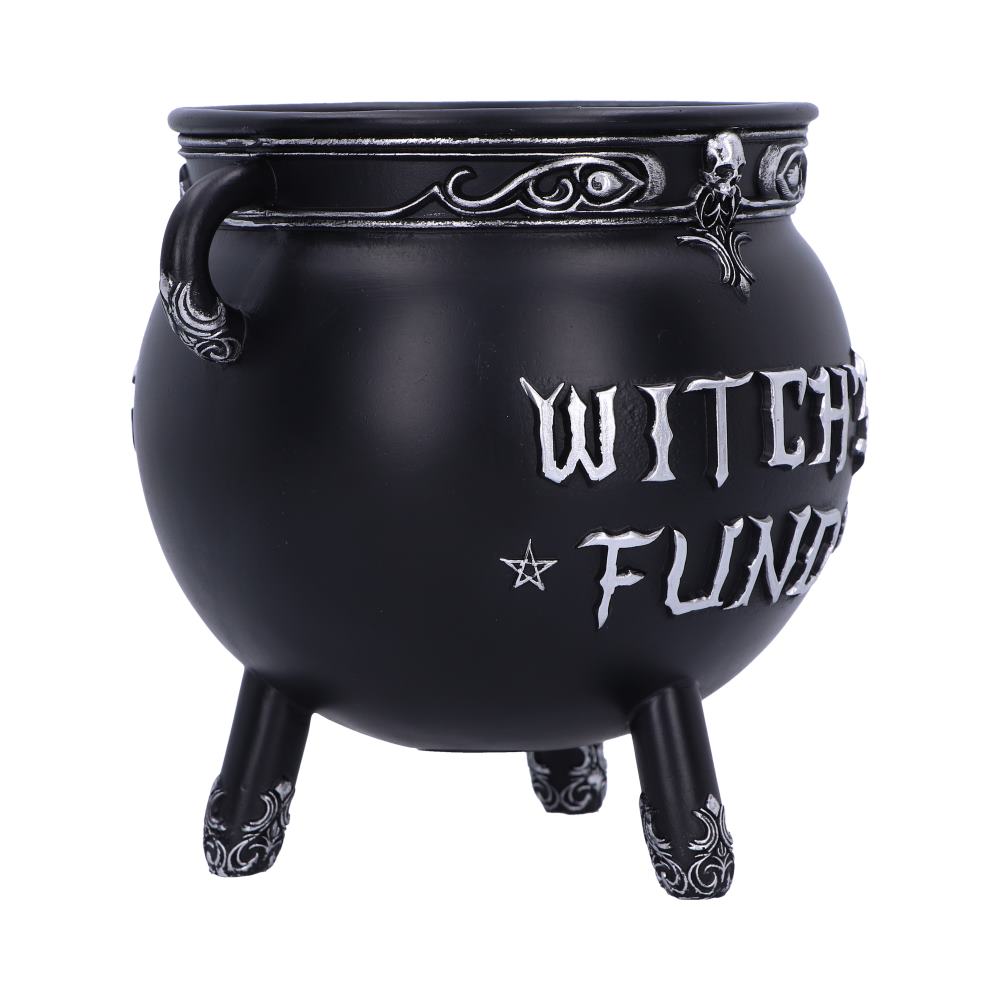 Witch's Fund Cauldron Money Box 16.5cm