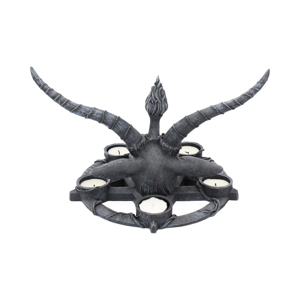 Baphomet Sabbatic Goat Diety Candle Holder 27.5cm