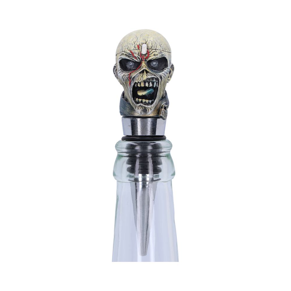 Officially Licensed Iron Maiden Eddie Piece of Mind Bottle Stopper 10cm