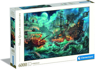 Clementoni - 36530 Collection Puzzle Pirates Battle 