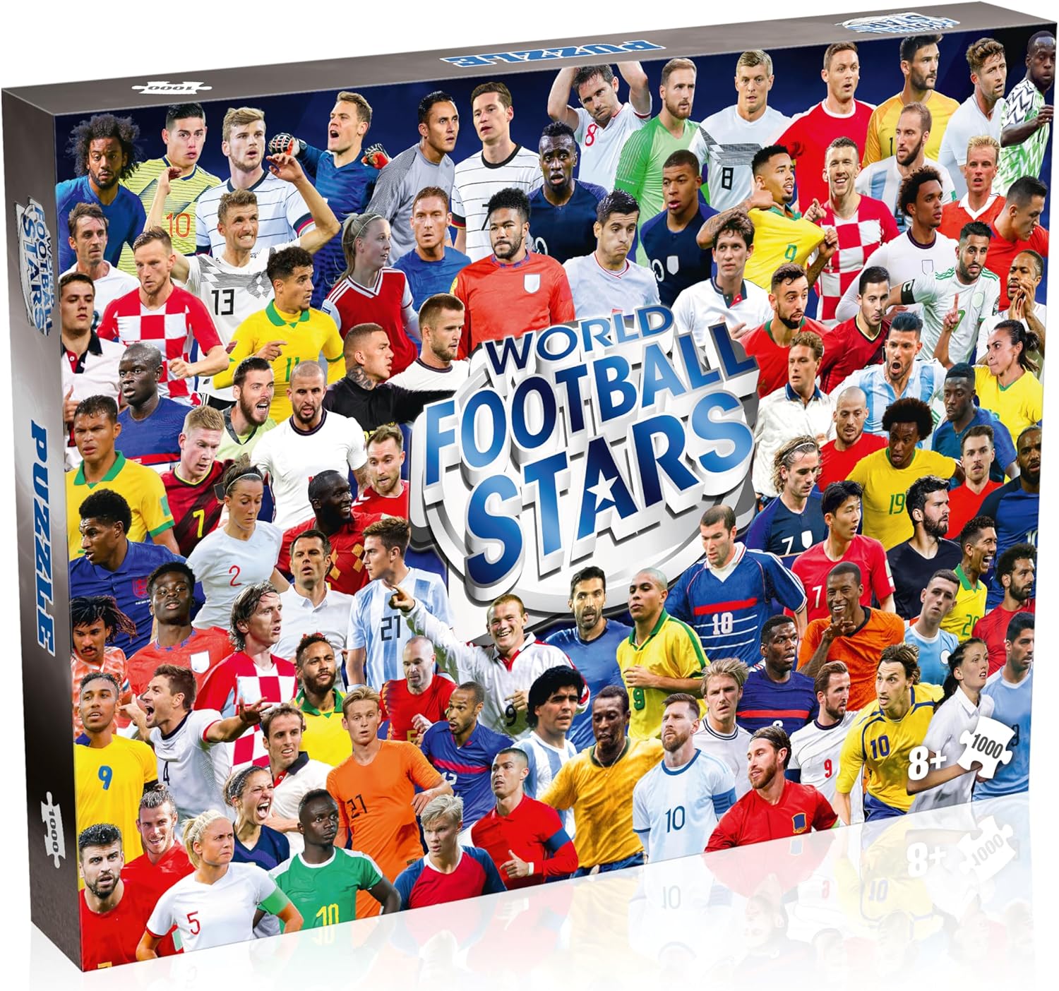 Winning Moves Games World Football Stars 1000 Piece Jigsaw Puzzle