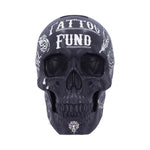 Black and White Traditional, Tribal Tattoo Fund Skull