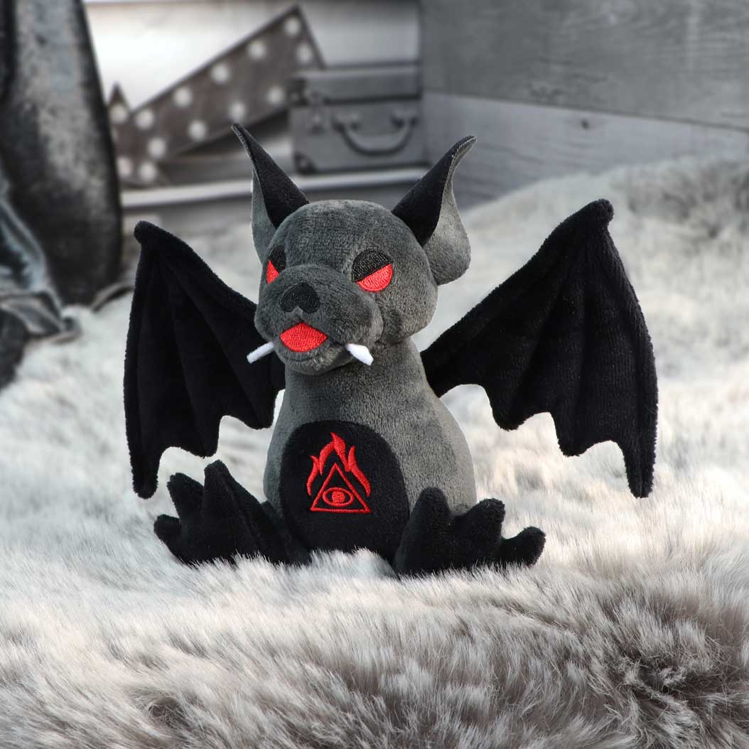 Fluffy Fiends Bat Cuddly Plush Toy 18cm
