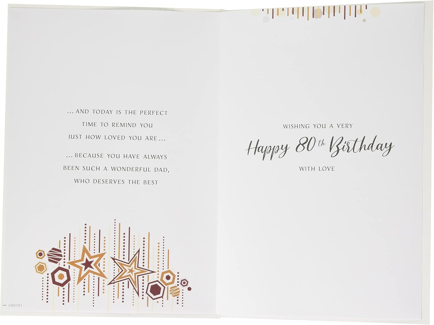 Regal Publishing Modern Milestone Age Birthday Card