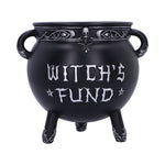 Witch's Fund Cauldron Money Box 16.5cm