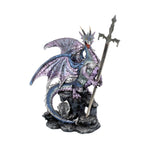 Lilac Purple Sword of the Dragon Gothic Fantasy Letter Opener 22cm