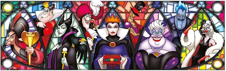 Clementoni - Disney Panorama Collection Villains - Jigsaw Puzzles