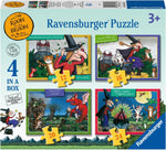Ravensburger Room on The Broom 4 in Box (12, 16, 20, 24 Piece) Jigsaw Puzzles