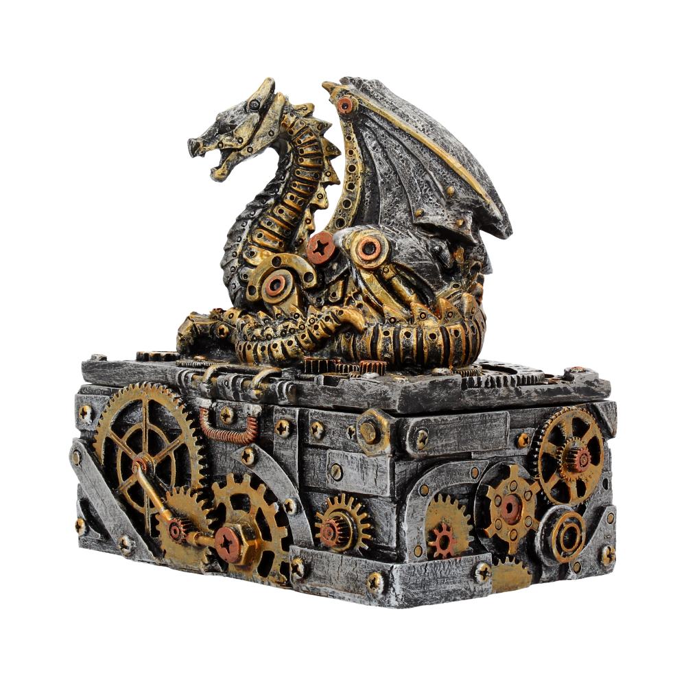 Secrets of the Machine Steampunk Dragon Box 18.5cm