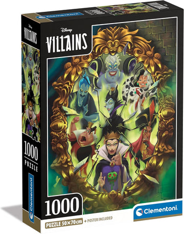 Clementoni - Disney Villains Collection Villains
