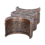 Triple Moon Bronze Trinket Box 18.5cm