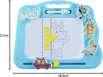 Bluey Travel Magnetic Scribbler pad with Pen and 3 Stamps,
