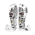 T-800 Terminator 2 Judgement Day T2 Head Bookends 18.5cm