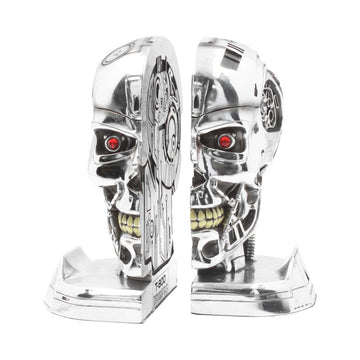 T-800 Terminator 2 Judgement Day T2 Head Bookends 18.5cm