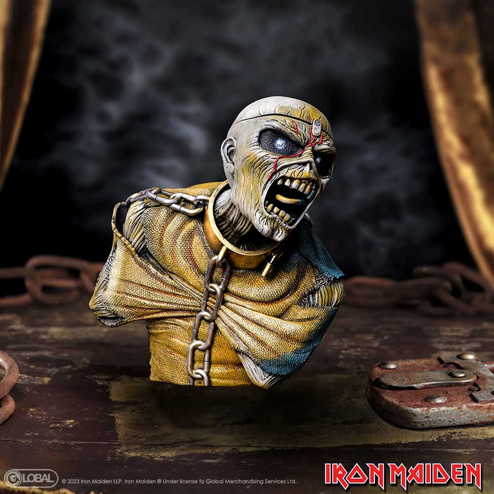 Iron Maiden Piece of Mind Eddie Bust Box (Small) 12cm