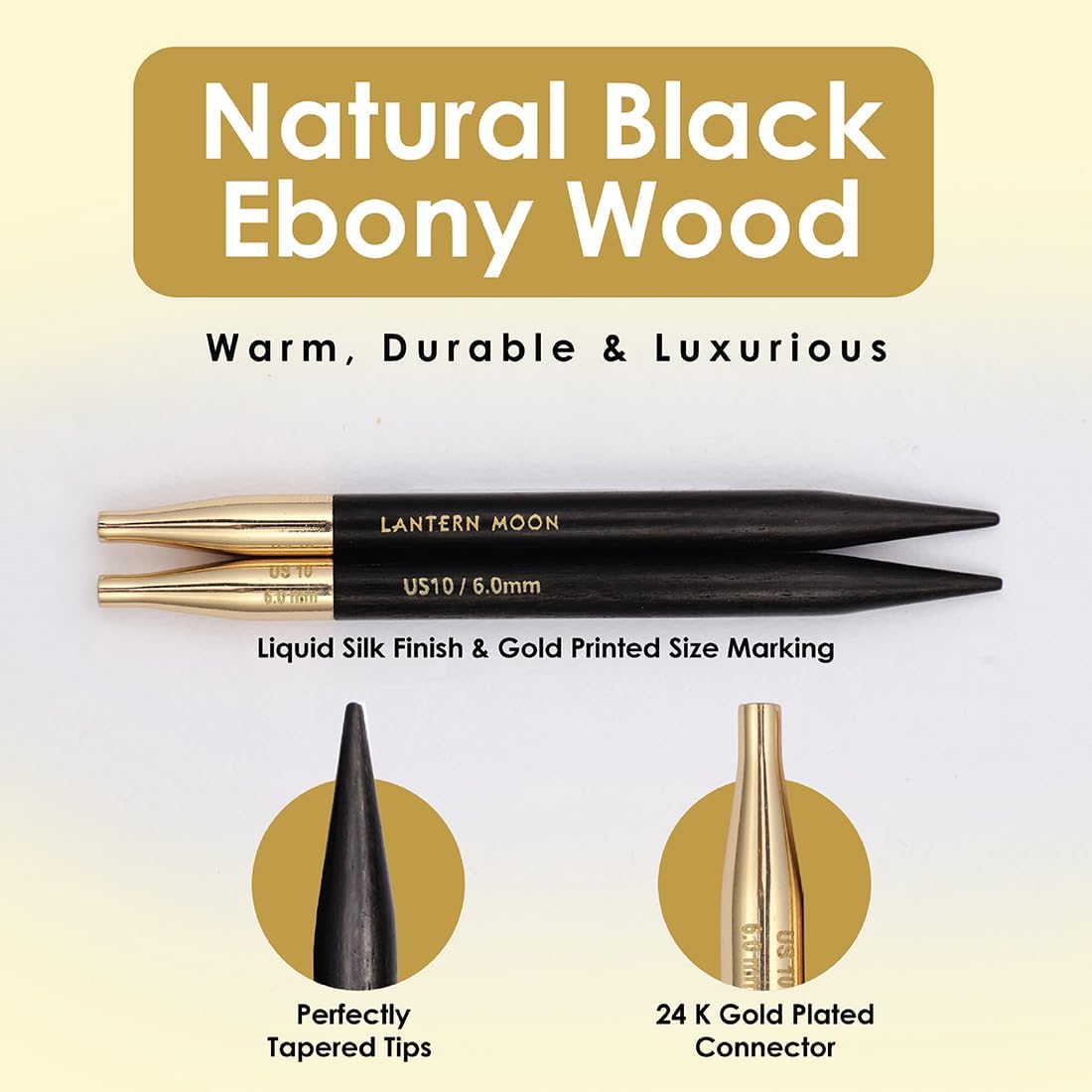Lantern Moon Heirloom Interchangeable Circular Knitting Needle Set