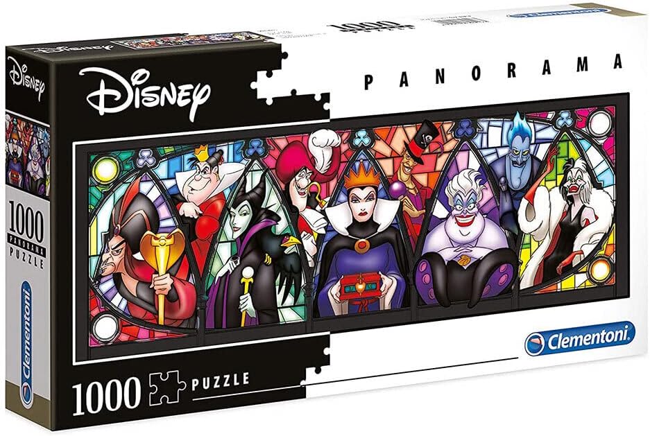 Clementoni - Disney Panorama Collection Villains - Jigsaw Puzzles