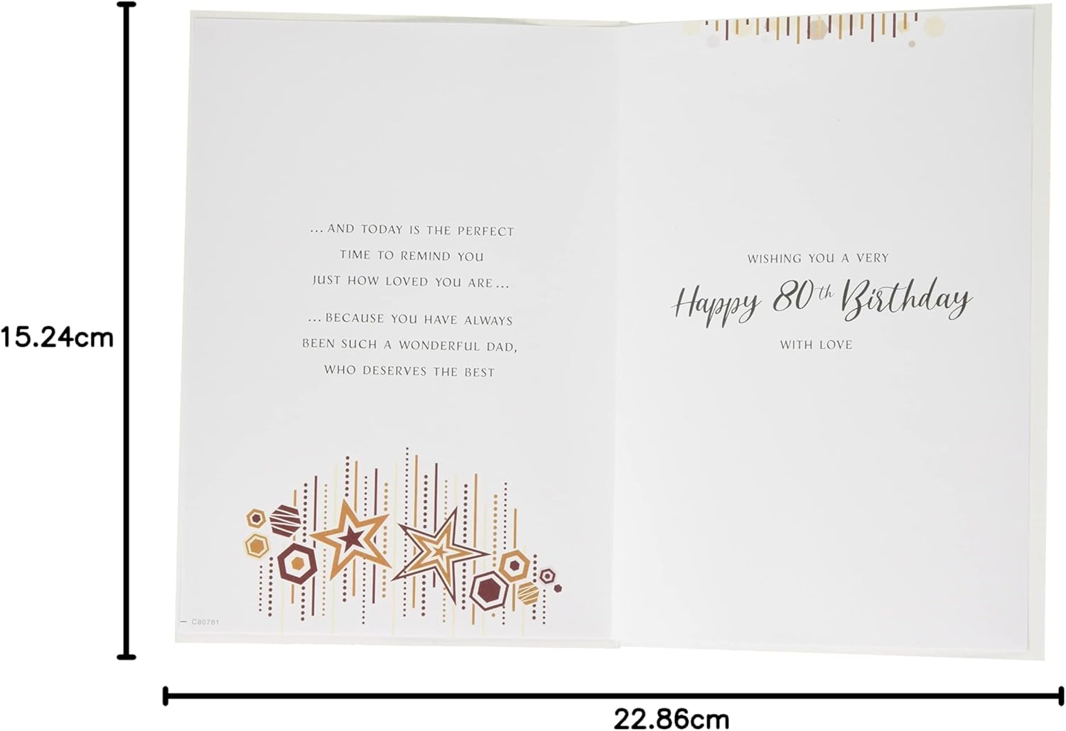 Regal Publishing Modern Milestone Age Birthday Card