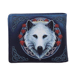 Lisa Parker Guardian of the Fall White Autumn Wolf Wallet