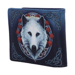 Lisa Parker Guardian of the Fall White Autumn Wolf Wallet