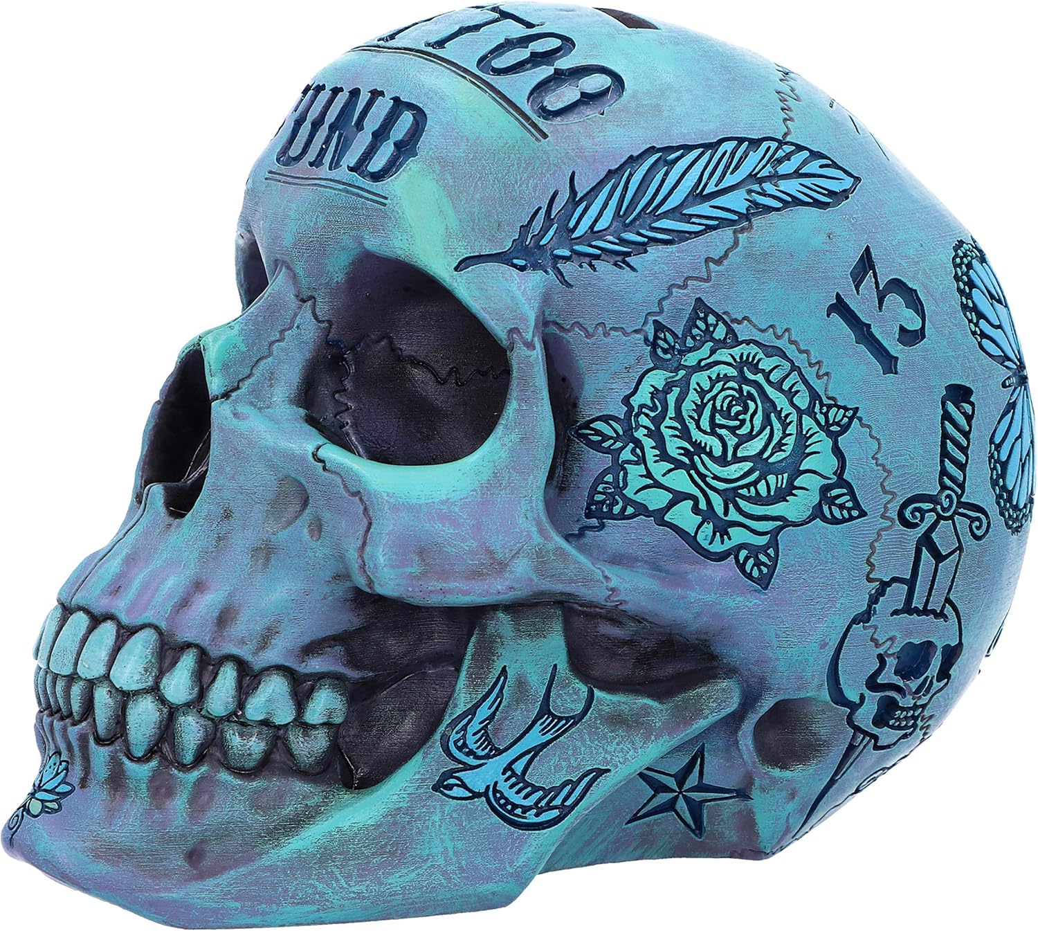 Nemesis Now Tribal Tattoo Fund Skull Ornament