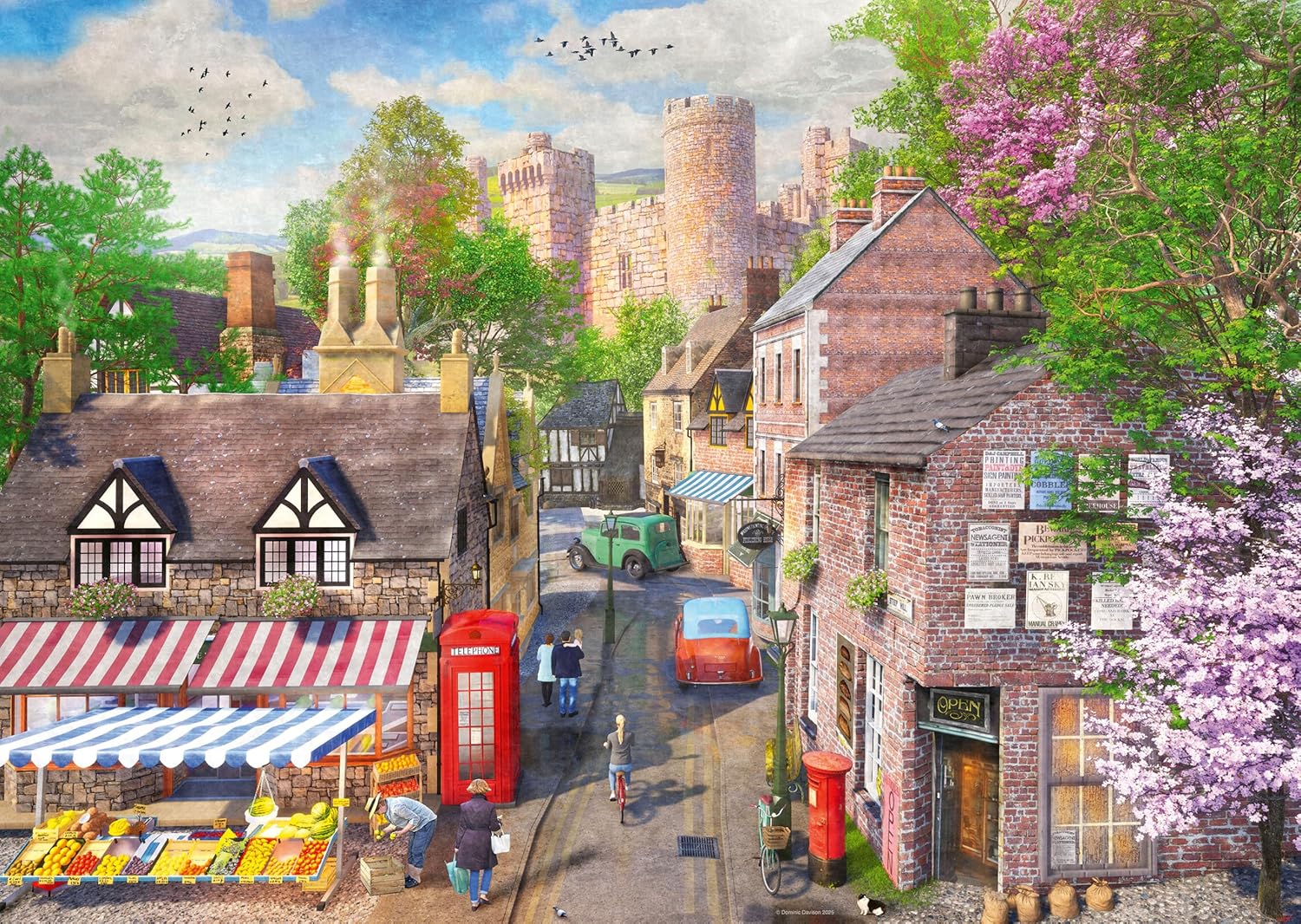 Ravensburger Down The Lane No.5 Castle Lane Puzzle