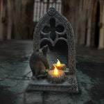 Magic Mirror Cat Figurine 21cm