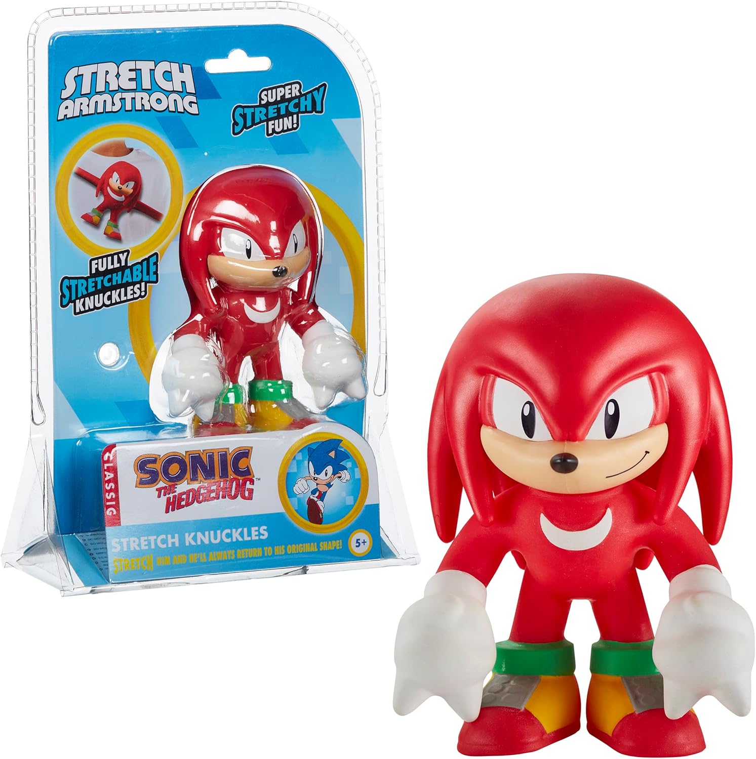 Character Options ltd 07938 SEGA Stretch Sonic Knuckles Toy