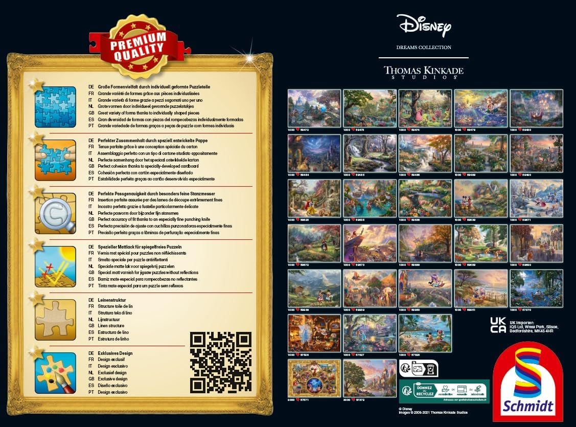 Schmidt 59635 Thomas Kinkade: Disney-Peter Pan Jigsaw Puzzle