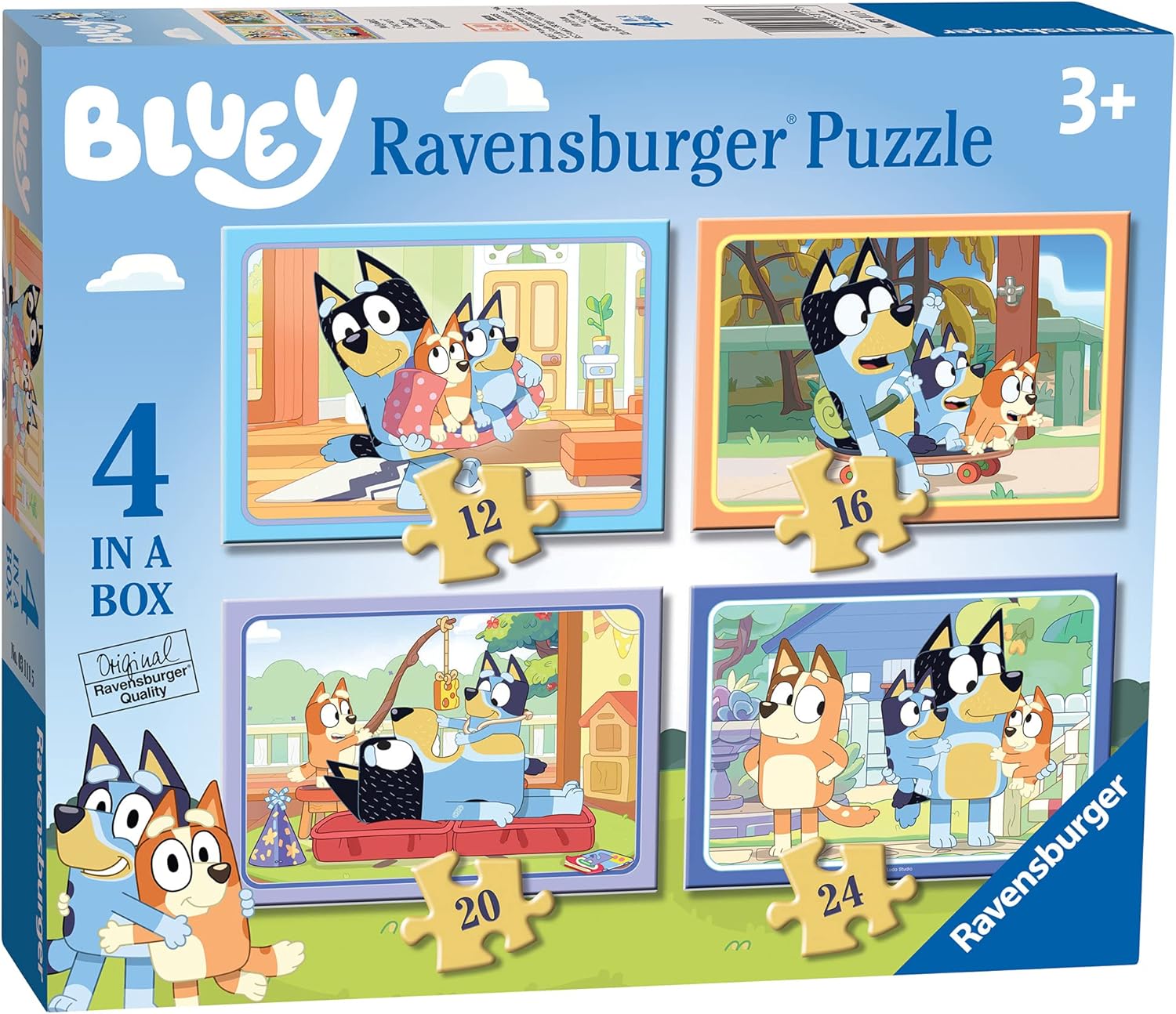 Ravensburger Bluey 4 in Box Jigsaw Puzzles