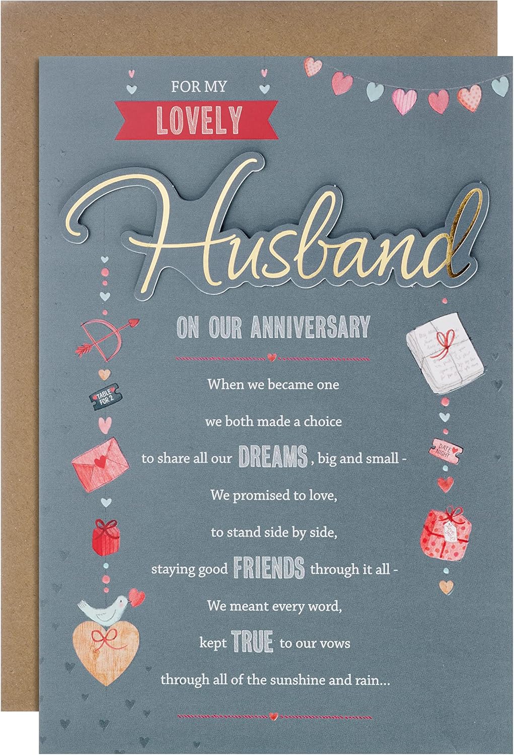 Hallmark Anniversary Card For Husband