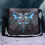 Gothic Fantasy Dragon Duo Messenger Bag by Anne Stokes 40cm
