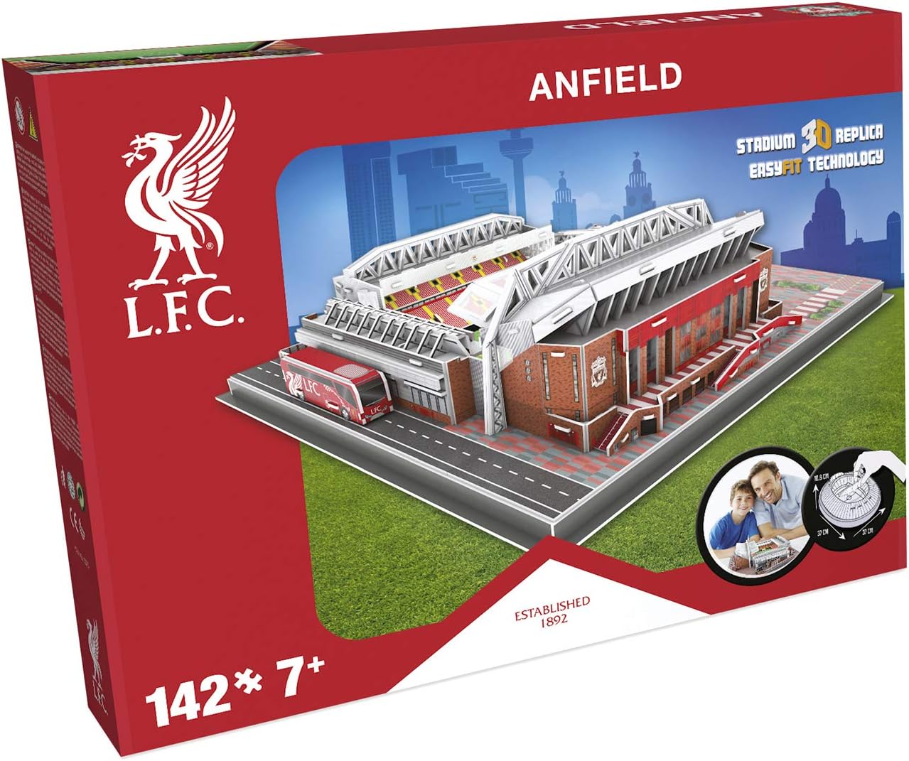 Paul Lamond Liverpool Fc Anfield Stadium 3D Puzzle
